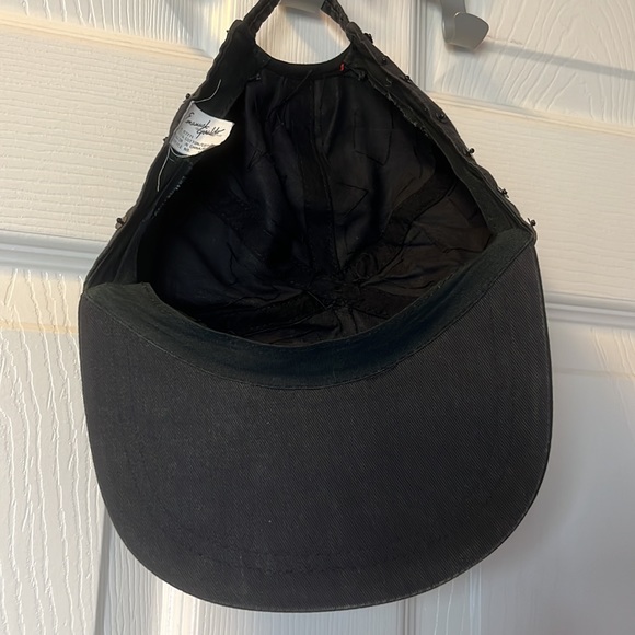 Women’s Sequinned Baseball Cap Black Hat Glittery Pretty Summer Outdoors Sporty - Picture 3 of 5